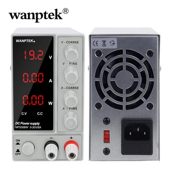 Wanptek Lab Регулируемый Источник питания постоянного тока 120V 30V 6A 10A Цифровой Импульсный регулятор напряжения Стабилизаторы регулируемые Источники питания
