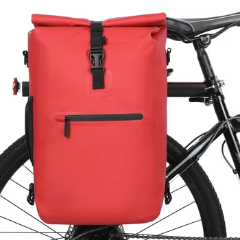 3-в-1, Водонепроницаемая велосипедная корзина, сумка для задней стойки Велосипеда, рюкзак, сумка на плечо, сумка для велоспорта на открытом воздухе, сумка для ноутбука