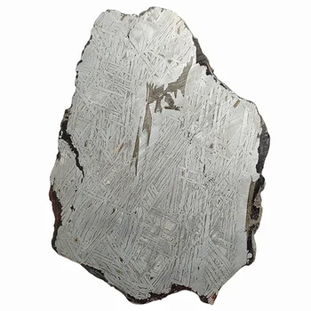 Образец Железного Метеорита Muonionalusta Образец Природного Метеоритного Материала Раздел Железного Метеорита