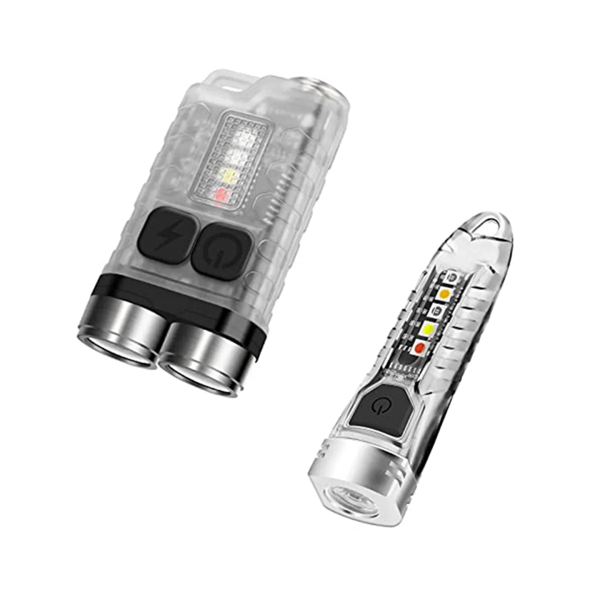 Мини-фонарики для ключей V3, перезаряжаемая светодиодная вспышка USB-C мощностью 900лм с магнитом на хвосте, карманный фонарик V1 IPX6