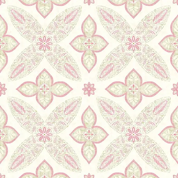 Необычные Этнические Розовые Обои с геометрическим рисунком и цветочным Рисунком Обои для домашнего декора