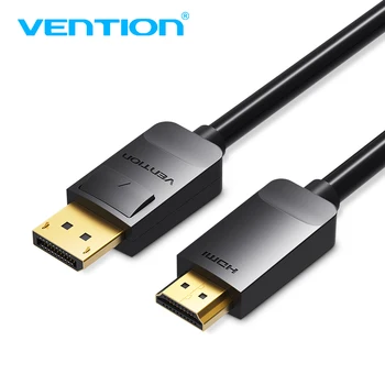 Vention Кабель-адаптер DP Male-HDMI Male 1080 Кабель-адаптер Конвертер Видео Кабель для ПК Ноутбук для Mac Displayport-HDMI 3 м