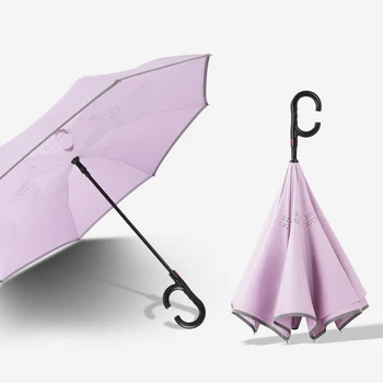 Высококачественный Прочный зонт с ветрозащитной длинной ручкой, мужской черный роскошный зонт-трость, бизнес-парагвай, сменный дождевик