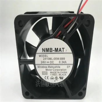 Оригинальный NMB 6025 2410ML-05W-B89, трехпроводной инвертор аварийной сигнализации 24V 0.34A для отвода тепла