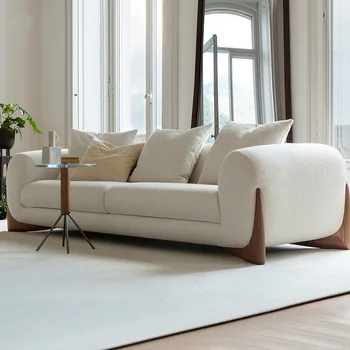 Тканевый диван Now, двухместный диван в гостиной, скандинавский маленький семейный кашемировый диван в стиле баттер