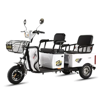 Электрический трехколесный велосипед 48/60 В Бытовой Bao Ma Для приема и высадки детей, пассажиров и грузов Двойного назначения