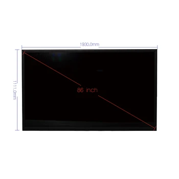 Горячая продажа Голой панели 86-дюймовый TFT светодиодный модуль с высокой яркостью TFT LCD-панели для ЖК-модуля торгового центра