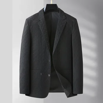 5679-Высококачественная мужская одежда, новый мужской деловой костюм для пап среднего возраста среднего возраста -бесплатное горячее пальто