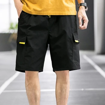 Мужские шорты Модные прямые Свободные повседневные мужские Шорты с двойными карманами 2023