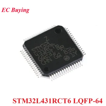 STM32L431RCT6 LQFP-64 STM32L431 STM32 L431RCT6 LQFP64 Cortex-M4 32-разрядный Микроконтроллер MCU Микросхема контроллера IC Новый Оригинальный