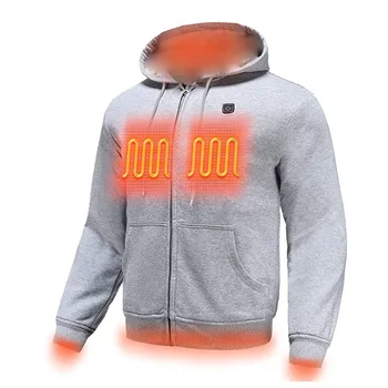 2022, уличные Электрические свитера с USB-подогревом, толстовки, мужская зимняя теплая одежда с подогревом, Зарядная тепловая куртка, Спортивная одежда P5103