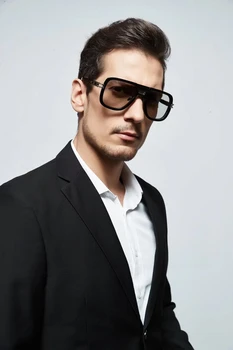 Большие квадратные солнцезащитные очки для мужчин в стиле панк, модные солнцезащитные очки UV400