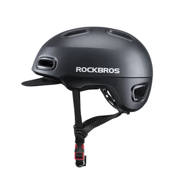 Велосипедный шлем ROCKBROS из дышащего пенополистирола, цельнолитый велосипедный унисекс, противоударный шлем, Регулируемая шляпа, велосипедное снаряжение