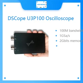 dScope U3P100 1GSa/s 100 МГц ПК-осциллограф USB цифровой с двойной частотой дискретизации, двойной аналоговой полосой пропускания с графическим интерфейсом FFT