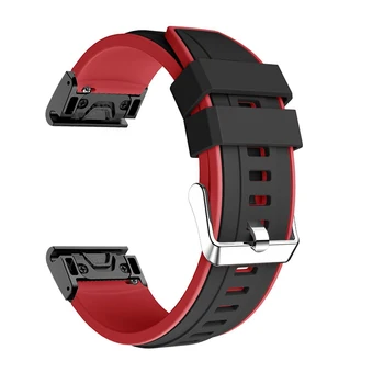 Силиконовый Ремешок Для Часов Ремешки Для Garmin Forerunner 935 945 Smart Watch Band Быстросъемные Ремешки Fenix 7 6 5 Fenix 5 Plus Fenix 6 Pro