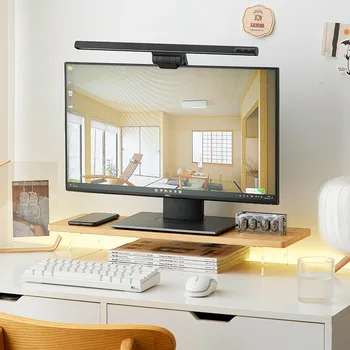 Акриловая подвесная подставка для Офисного рабочего стола, Подставка для экрана настольного компьютера, Подставка для дисплея