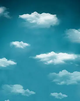 5x7ft Голубое Небо Белое Облако Фотографии Фонов Реквизит Для Фотосъемки Студийный Фон