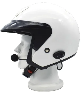 Мотоциклетный Bluetooth-шлем, гарнитура, поддерживающая POC APP, Три аудиоустройства для подключения с PTT-управлением, свободные руки