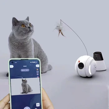 Игрушки для домашних животных 1080P, умный робот для домашних животных, игрушки для домашних животных, робот-собака, игрушка для кошек, Умный робот-компаньон с камерой
