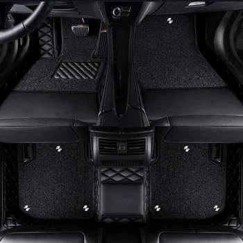 Автомобильные коврики на заказ для BMW M4 Кабриолет 2014-2020 Детали интерьера, автомобильные аксессуары, двухслойные съемные