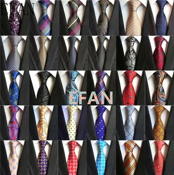 Мужской галстук, Узкая версия шелкового галстука с жаккардовой тканью Пейсли, Мужской галстук 8 см, Формальный, деловой, Повседневный, Профессиональная работа, Подарок отца