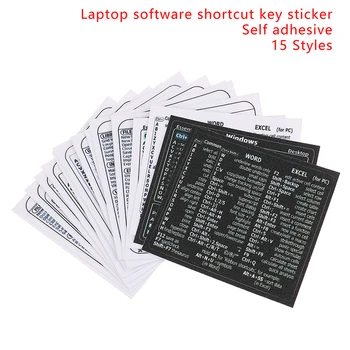 Наклейка с сочетанием клавиш для ПК и НОУТБУКА, Ярлык программного обеспечения для ноутбука MACBOOK, Наклейка для Windows