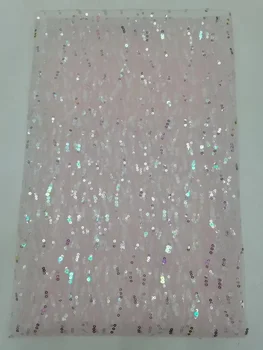 Элегантная роскошная африканская кружевная ткань 2023, Высококачественная Модная кружевная ткань из французского тюля, расшитая блестками, для нигерийской свадьбы