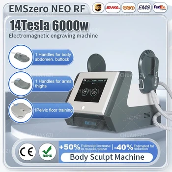 EMSzero Neo 6000 Вт 14 Тесла Hi-emt EMS Машина для Наращивания мышц Тела Nova Стимулятор мышц, Формирующее Массажное Оборудование для Салона