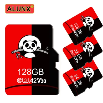 ALUNX 100% Подлинная 128 Г Micro TF SD-карта 256 Г U3 64 ГБ 32 ГБ Карта памяти Flash Класса 10 Поддержка мобильных телефонов, БПЛА и т. Д