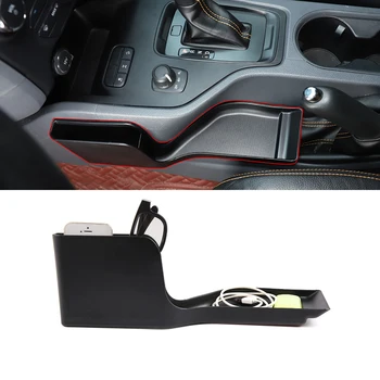 Боковой ящик для хранения с центральным управлением автомобиля ABS, Многофункциональный лоток для мобильного телефона для Ford Ranger Wildtrak 2015-2021, Автомобильные аксессуары