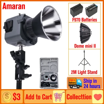 Aputure Amaran 60x-s 60x светодиодный видеосвет Студийный светодиодный свет 65 Вт Фотосъемка Освещение Крепление Bowens для камеры Видео Фотографии