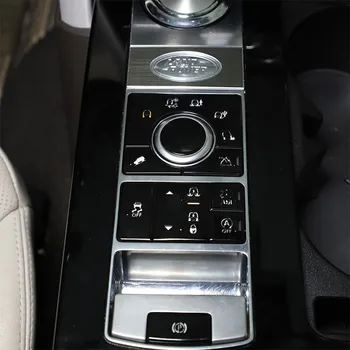 Для Land Rover Range Rover Vogue 2015-2016, автомобильная кнопка переключения передач из алюминиевого сплава, защитная крышка, наклейка для отделки, автомобильные аксессуары