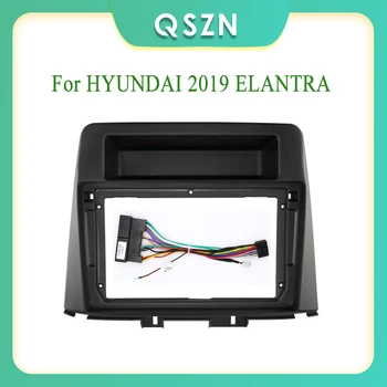 9-Дюймовый Автомобильный радиоприемник с 2 Din-панелями, рамка для CD DVD, Приборная панель, Аудио Интерьер для HYUNDAI 2019 ELANTRA