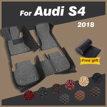 Автомобильные коврики для Audi S4 2018, автомобильные накладки для ног, Изготовленный на Заказ Ковер, Аксессуары для интерьера, детали для украшения