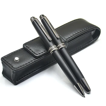 Роскошная Матовая Черная 163 Металлическая Шариковая Ручка MB Blance Rollerball Pen Высокого Качества Офисные Школьные Авторучки Для Письма IWL666858