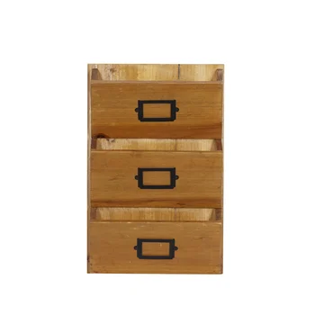 Традиционный держатель для журналов из коричневого дерева DecMode 12 x 18 дюймов, книжные шкафы, мебельный держатель для журналов