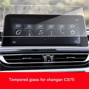Автомобильная навигация, защитная пленка из закаленного стекла с ЖК-экраном, наклейка для Changan Cs75 2018 2019 2020, автозапчасти устойчивы к царапинам