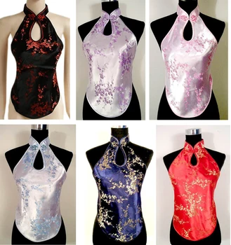 Горячая Распродажа, Китайская Сексуальная Женская рубашка с цветком сливы, топ, Нижнее Белье, повязка на Пупок, DD003