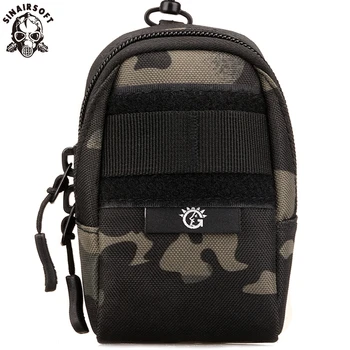 SINAIRSOFT Мужская нейлоновая армейская сумка Molle в тактическом стиле, Поясная сумка, износостойкий чехол, Аксессуары для мобильных телефонов, спортивная сумка