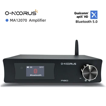 O-NOORUS A80 Mini HiFi Audio Звук Класса D Bluetooth Усилитель Мощности AMP MA12070 Сабвуфер С Дистанционным Управлением для Домашнего Кинотеатра