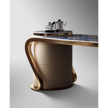 Товар может быть выполнен по индивидуальному заказу. Сочетание чайного столика и стула Rock современная простая гостиная балкон офис высокого класса te