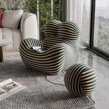 Креативный Мобильный Современный Стул для Отдыха, Скандинавский Ленивый Односпальный диван, Небольшая квартира, гостиная, диван для ожидания, Дизайнерская мебель WH1