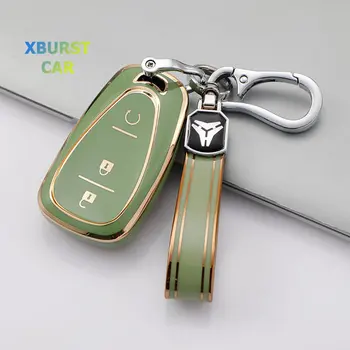 Брелок для ключей Auto Key Shell для Chevrolet Volt Bolt Trax Malibu Cruze Spark Camaro 2/3 Кнопки TPU Автомобильный Пульт Дистанционного Управления Smart Key Case Чехол
