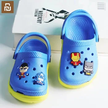 Новая высококачественная детская пляжная обувь Youpin с мягкой подошвой, легкие нескользящие повседневные сандалии для сада, Детская обувь, Детские тапочки