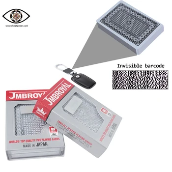 Игральные карты с маркировкой фокусов для считывания, пластиковая колода размером с бридж, настольная игра, защита от читерства, покер JMBROYAL Mark Card