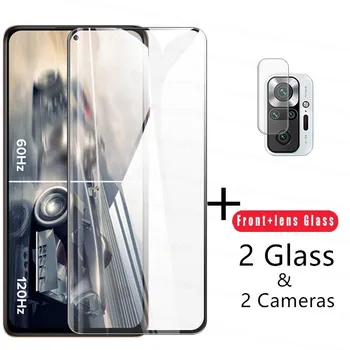 Закаленное стекло 4 в 1 2.5D Для Redmi Note 10 Pro, стекло Для Redmi Note 10 Pro, Защитная пленка для объектива камеры, пленка для Redmi Note 10