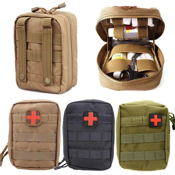 Наружная Медицинская Аптечка Первой помощи MOLLE Military EDC, Тактическая сумка, Набор для выживания, Аварийный пакет, Сумка для хранения, Сумка для выживания в Кемпинге