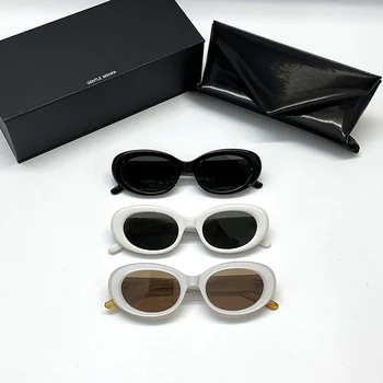 2023 Новые модные солнцезащитные очки GM Бренд EVE Дизайнерские мужские женские Овальные поляризованные солнцезащитные очки Monster UV400 с оригинальным корпусом