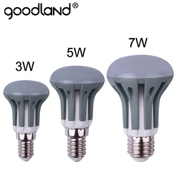 Goodland Светодиодная Лампа R39 R50 R63 Светодиодная Лампа С Регулируемой Яркостью E14 Ампула E27 SMD2835 Лампада 3 Вт 5 Вт 7 Вт 220 В 240 В Для Домашнего Освещения