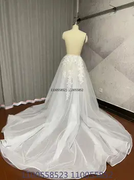 Кружевная съемная юбка, тюлевая юбка, шлейф свадебного платья, съемные юбки, съемная юбка, съемная юбка, свадебная юбка для новобрачных
